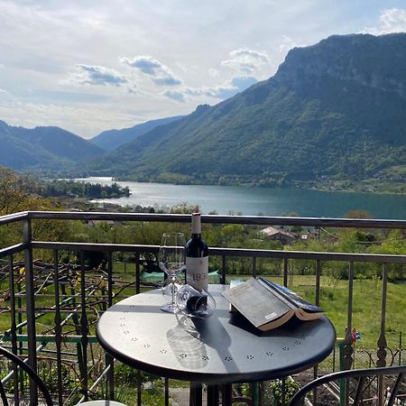 Casa Carla, Bis 4 Personen, Garten, Balkon Mit Blick Auf Den See Und Die Berge Crone Eksteriør bilde