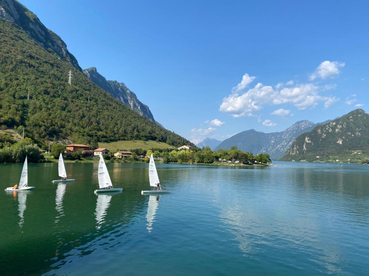 Casa Carla, Bis 4 Personen, Garten, Balkon Mit Blick Auf Den See Und Die Berge Crone Eksteriør bilde