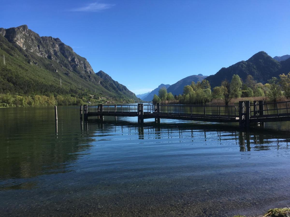 Casa Carla, Bis 4 Personen, Garten, Balkon Mit Blick Auf Den See Und Die Berge Crone Eksteriør bilde
