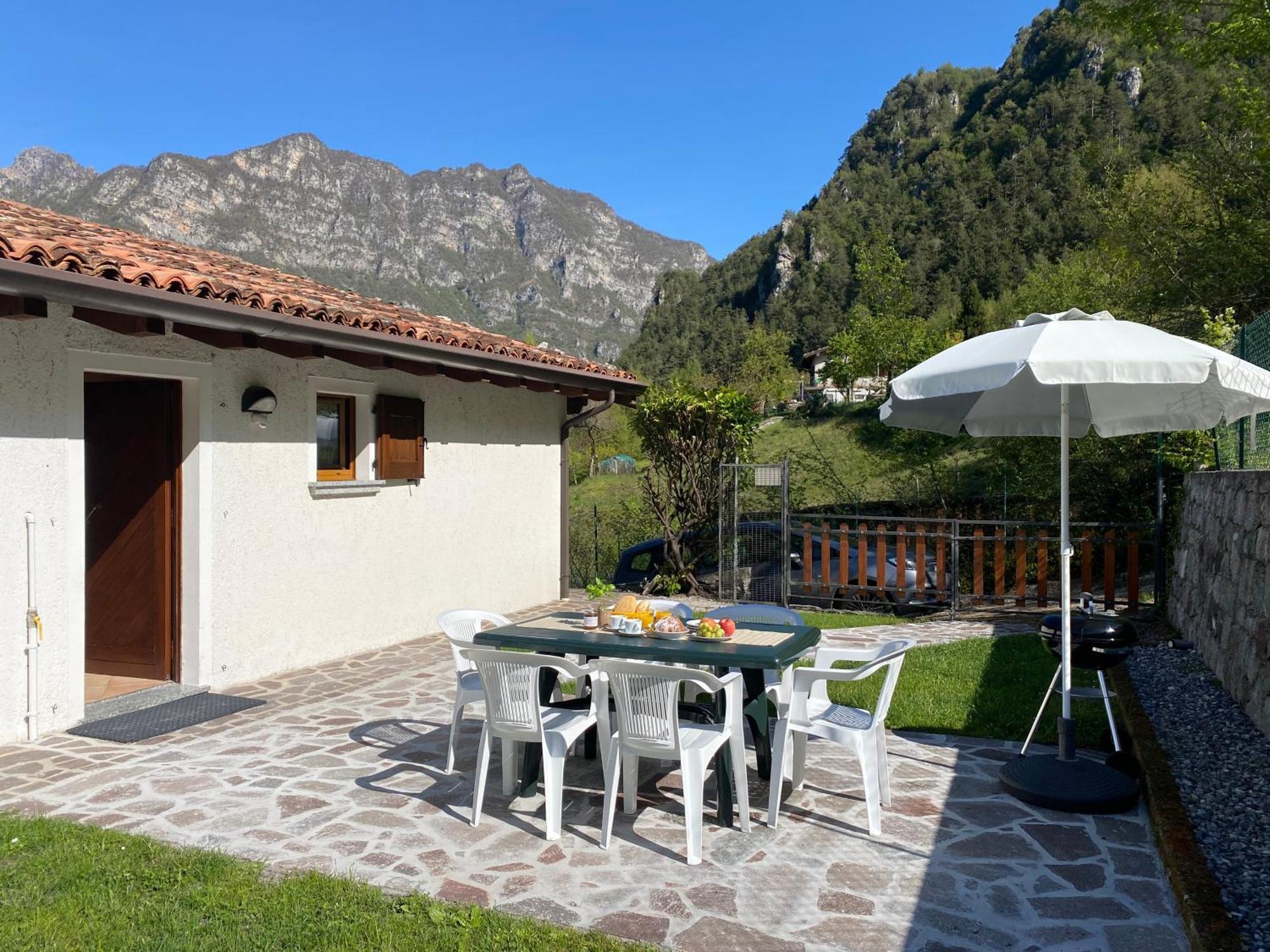 Casa Carla, Bis 4 Personen, Garten, Balkon Mit Blick Auf Den See Und Die Berge Crone Eksteriør bilde